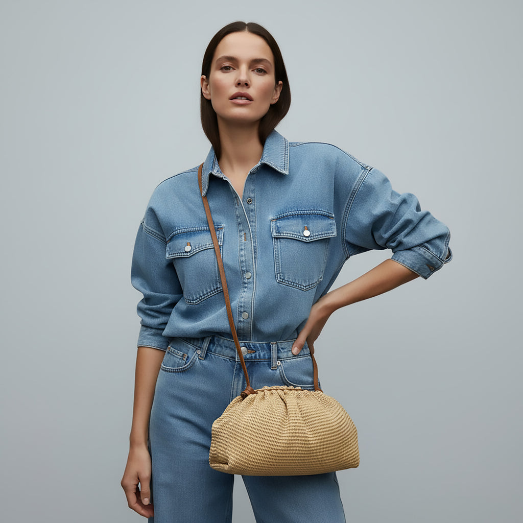 THE GIGI Raffia Crossbody – Justin Gregory