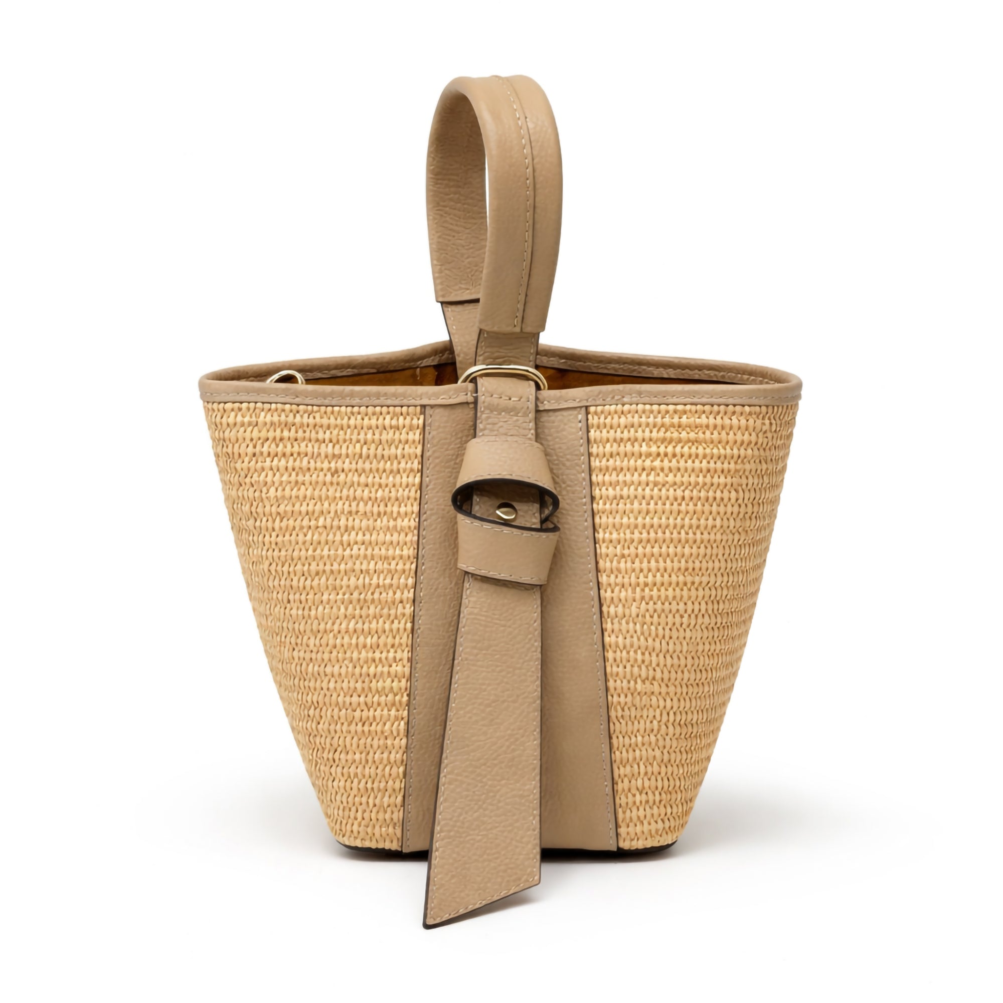 VICKY Raffia + Leather Bag – Justin Gregory
